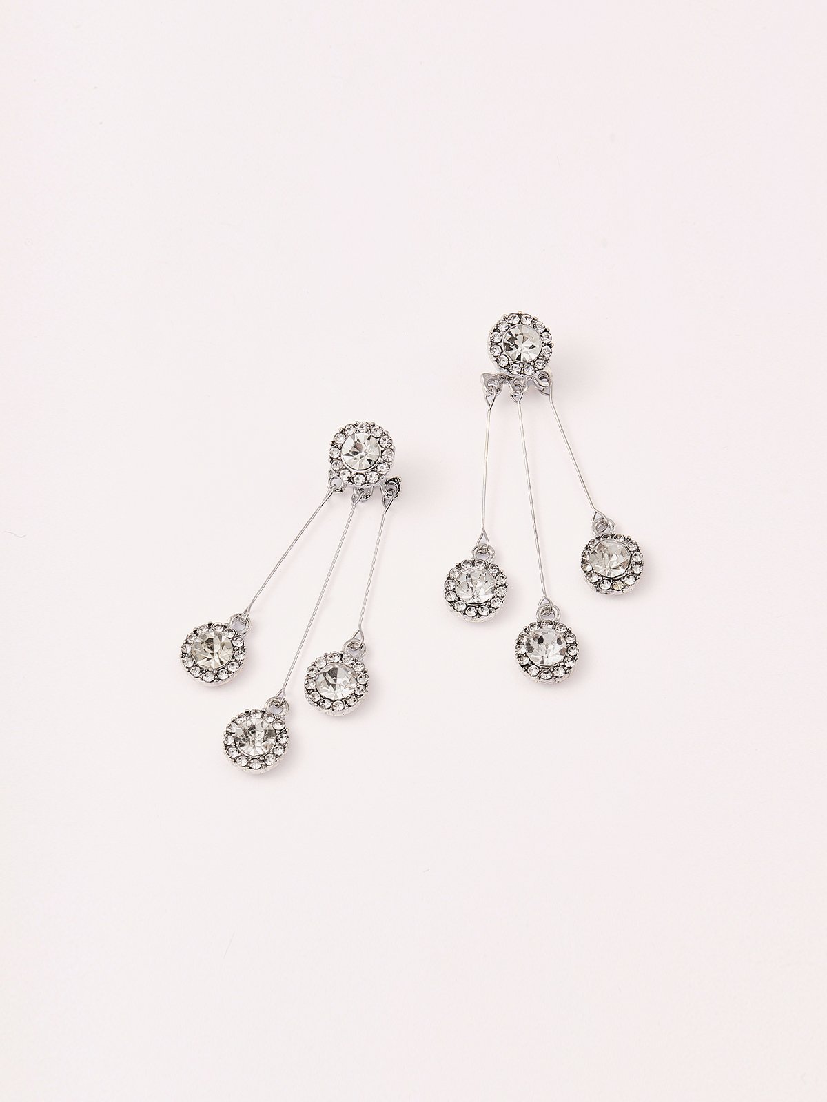 Zircon Tassel Earrings Dress Jewelry