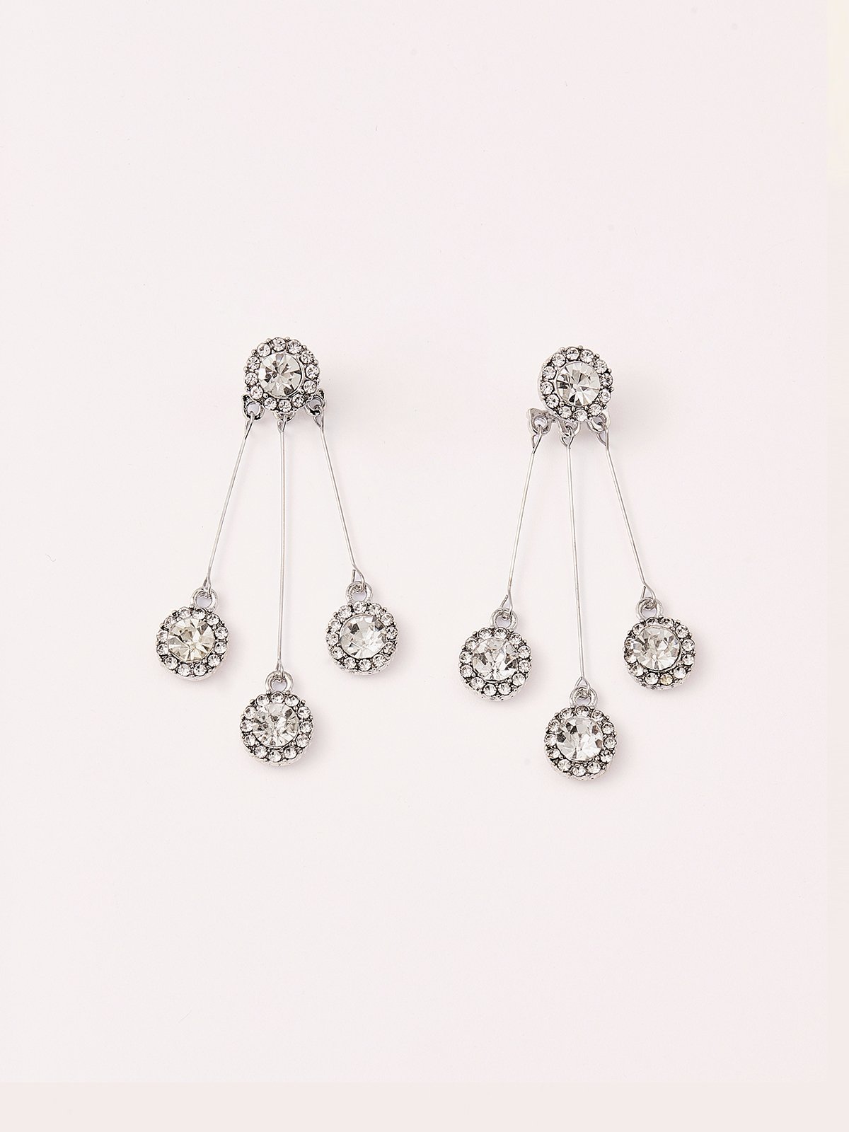 Zircon Tassel Earrings Dress Jewelry