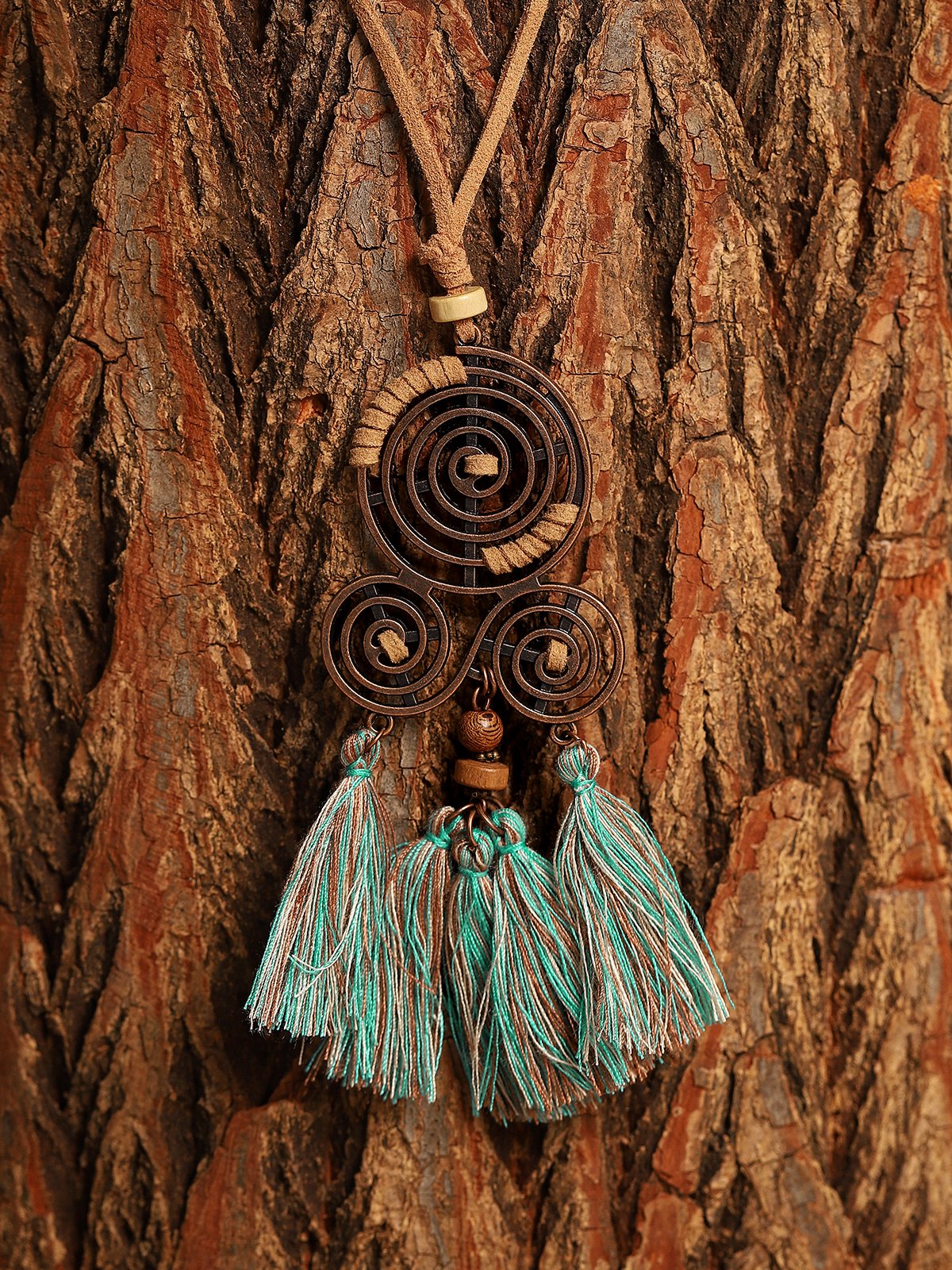Boho Style Vintage Long Sweater Chain Fringe Necklace