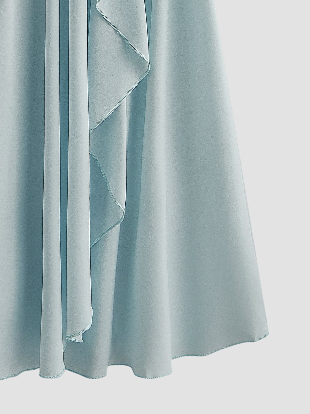 Regular Fit Lace Round Neck Solid Casual Dress