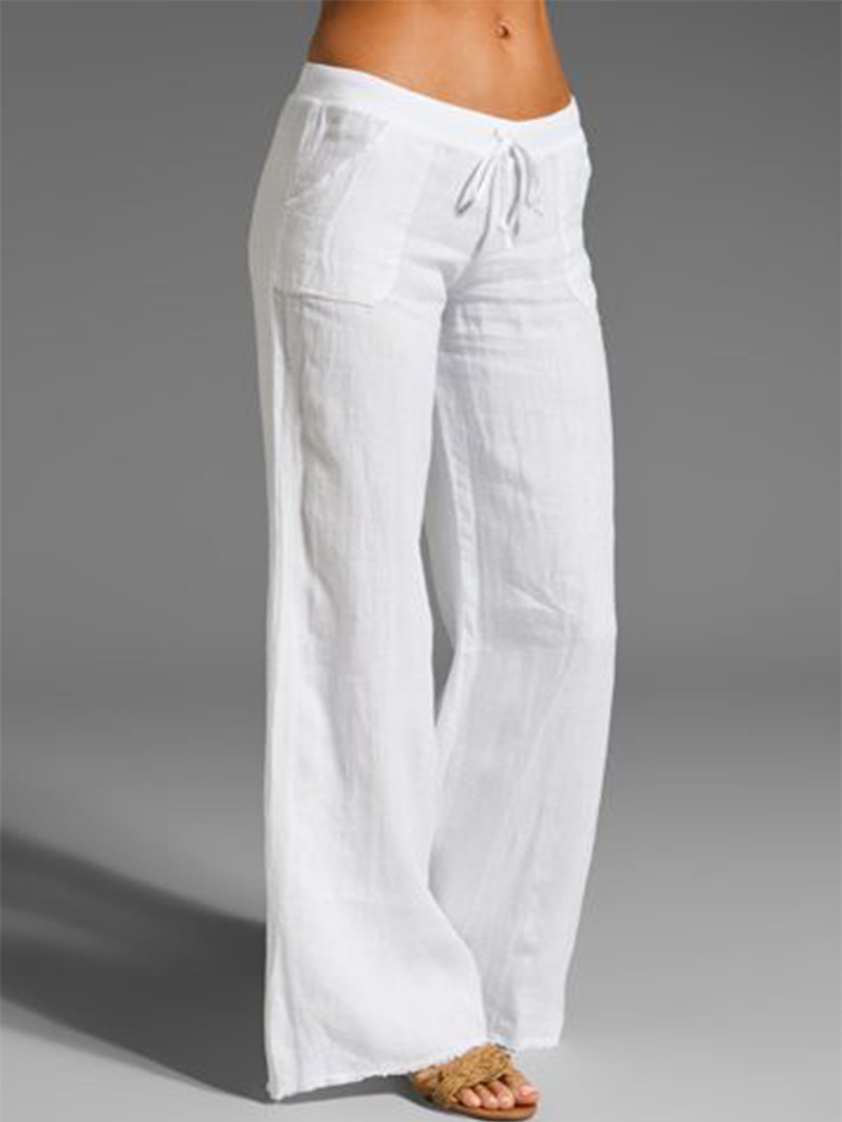 Loosen Casual Cotton Blends Pants