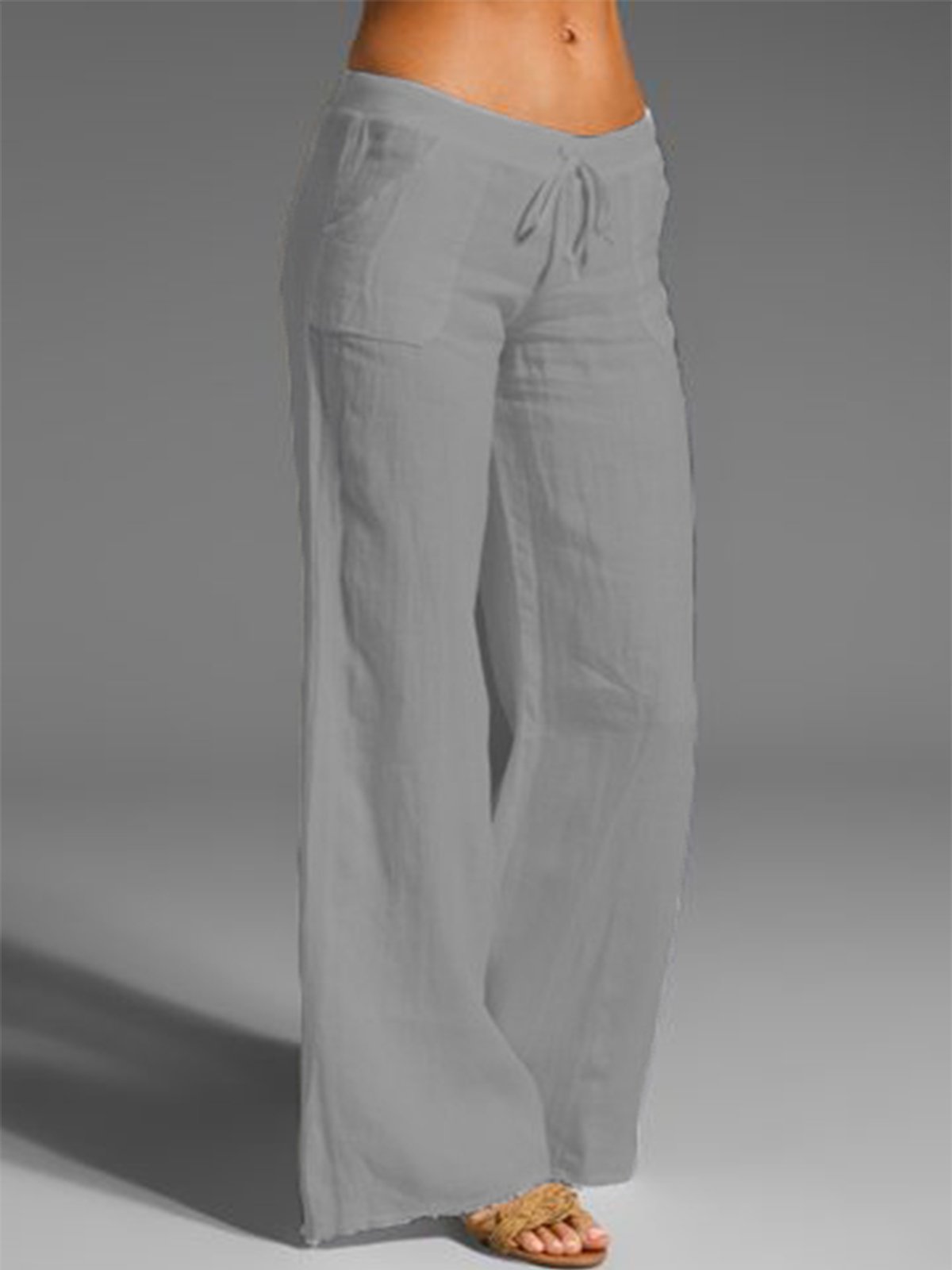 Loosen Casual Cotton Blends Pants