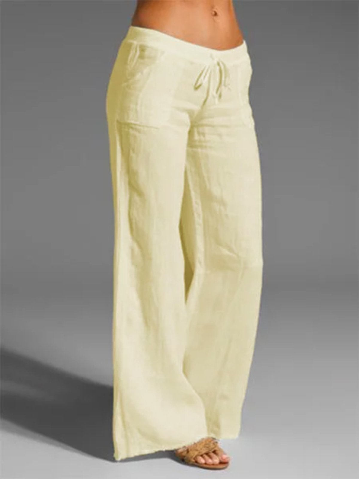 Loosen Casual Cotton Blends Pants