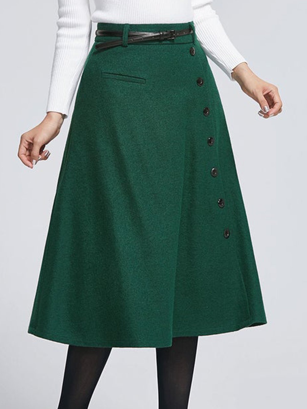 Regular Fit Vintage Skirt