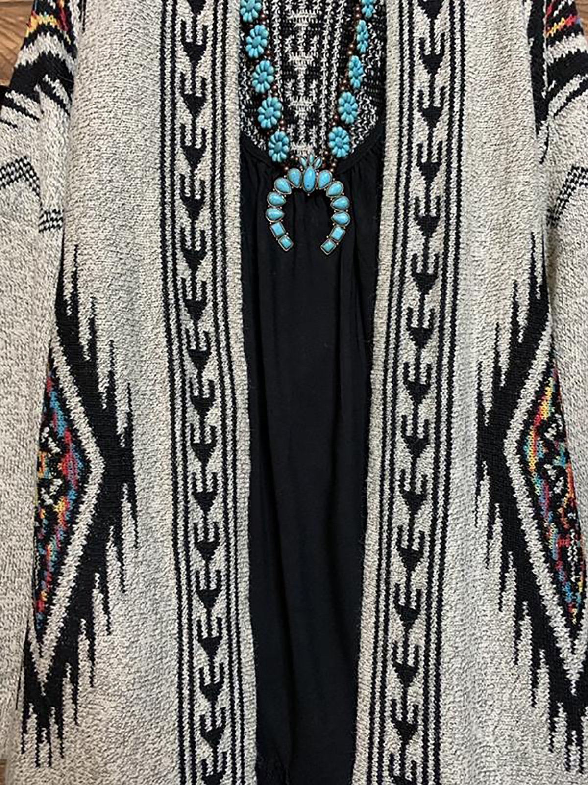 Regular Fit Vacation Tribal Coats
