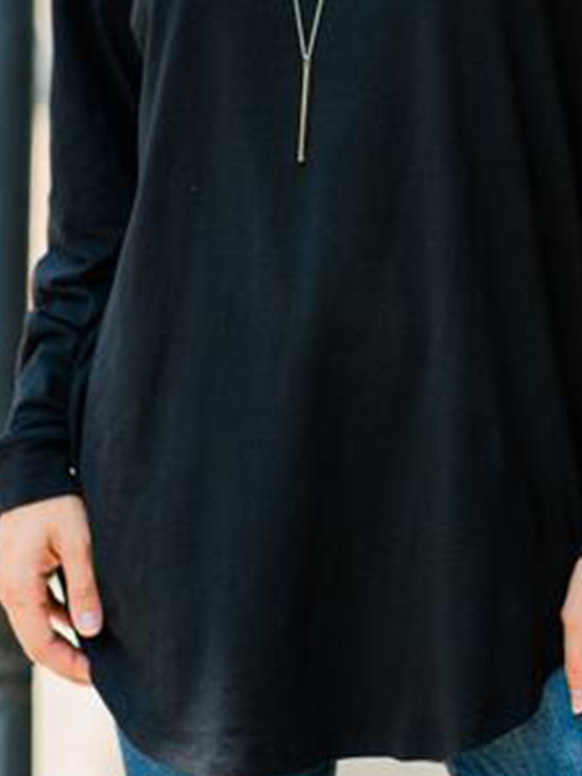 Cotton Blends Regular Fit Round Neck Shirt & Blouses