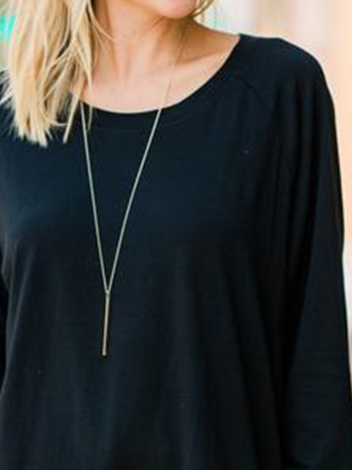 Cotton Blends Regular Fit Round Neck Shirt & Blouses