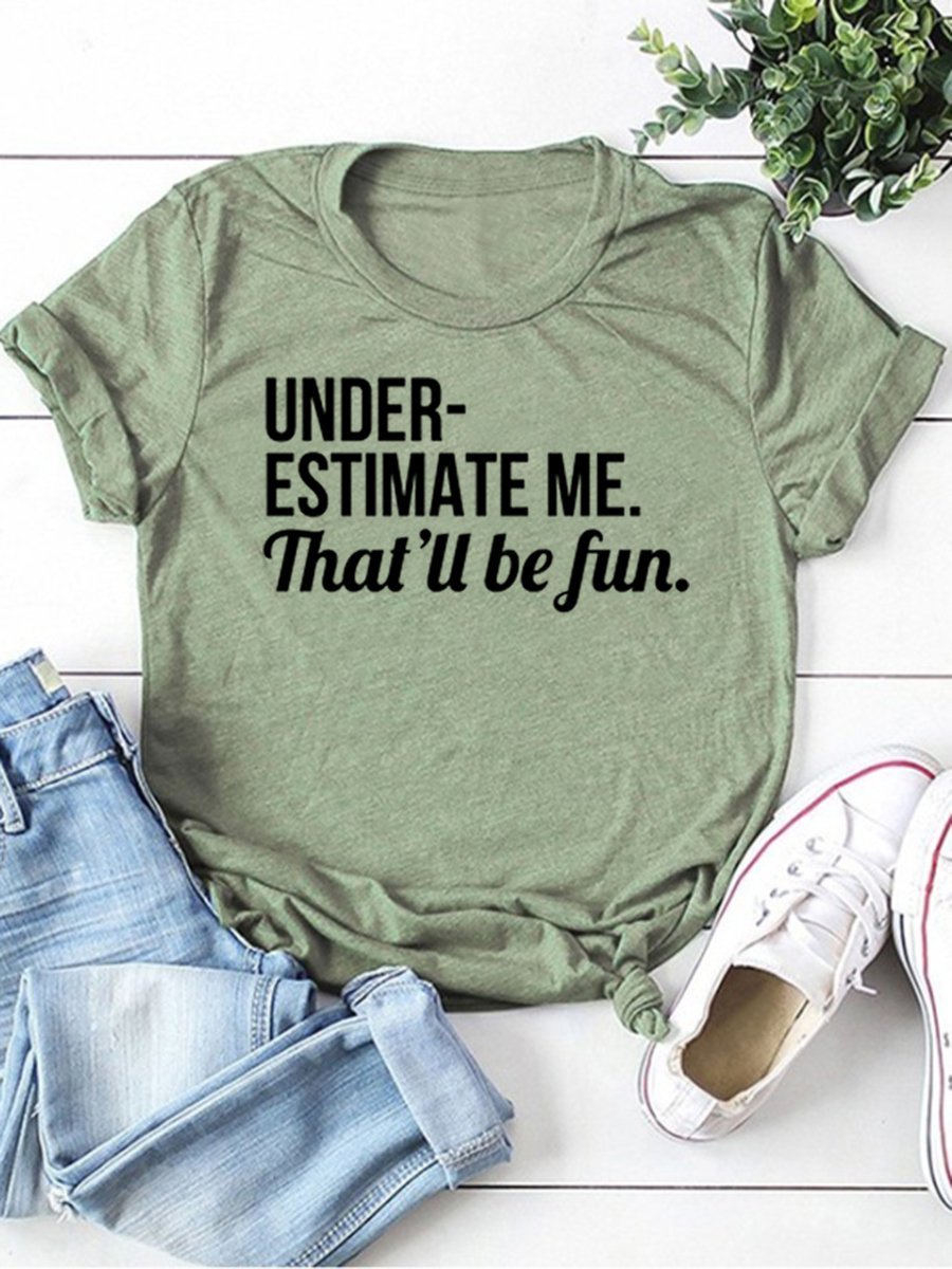 Short Sleeve Casual Printed T-shirt