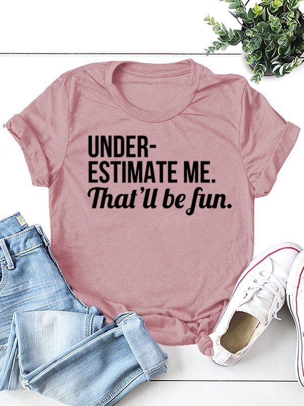 Short Sleeve Casual Printed T-shirt