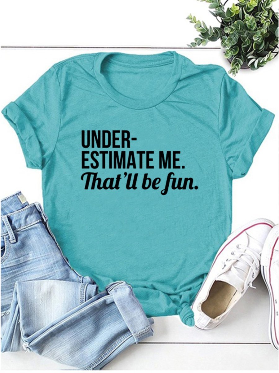 Short Sleeve Casual Printed T-shirt