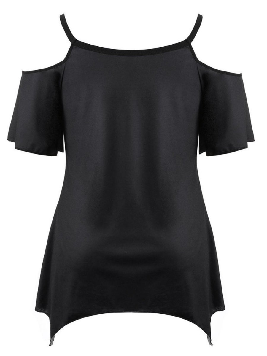 Loosen V Neck T-shirt