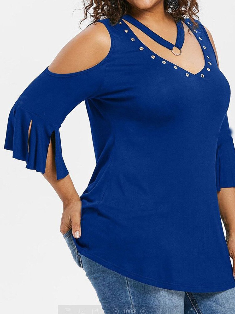 Casual Regular Fit Cotton Plain T-shirt