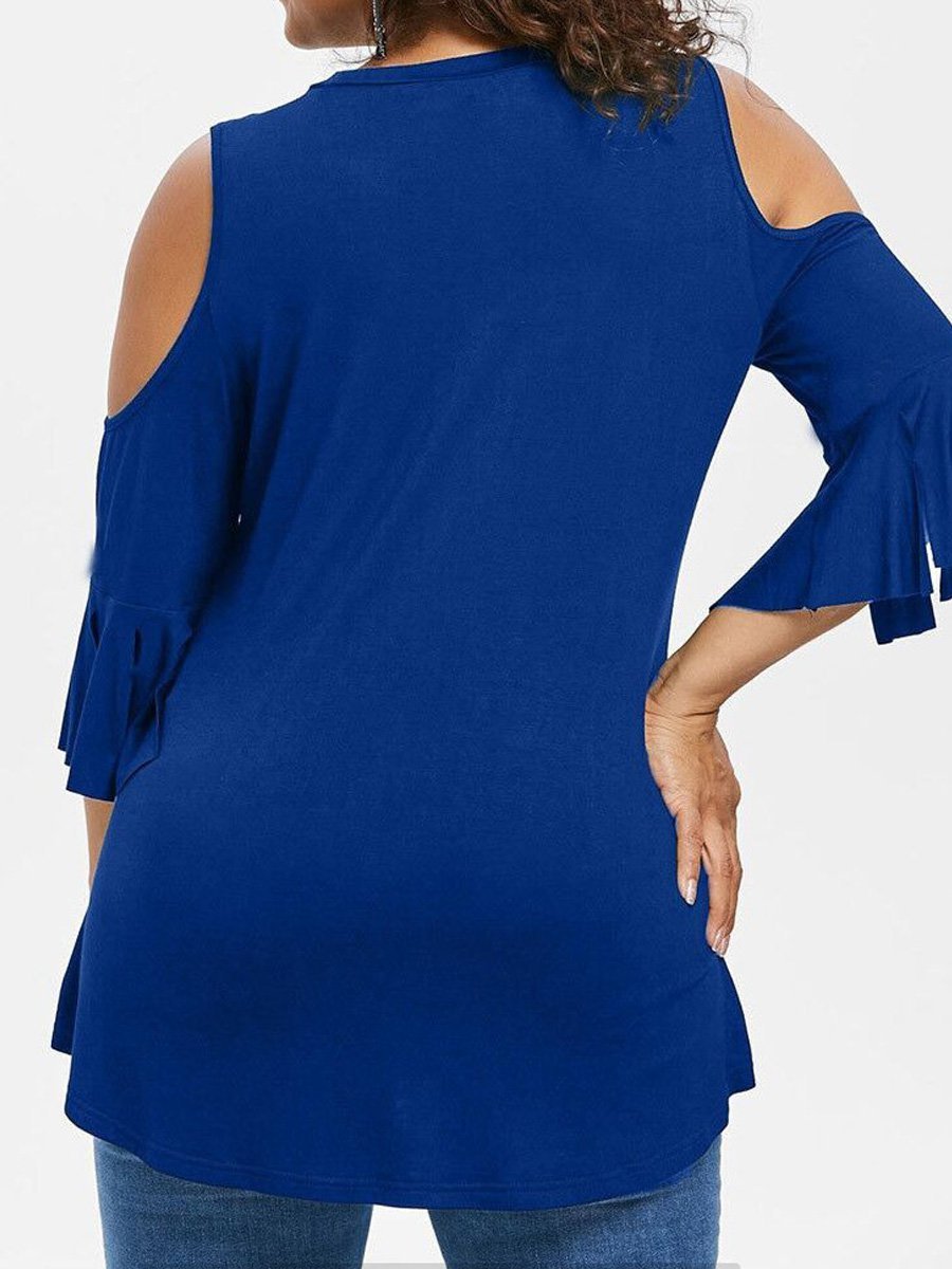 Casual Regular Fit Cotton Plain T-shirt