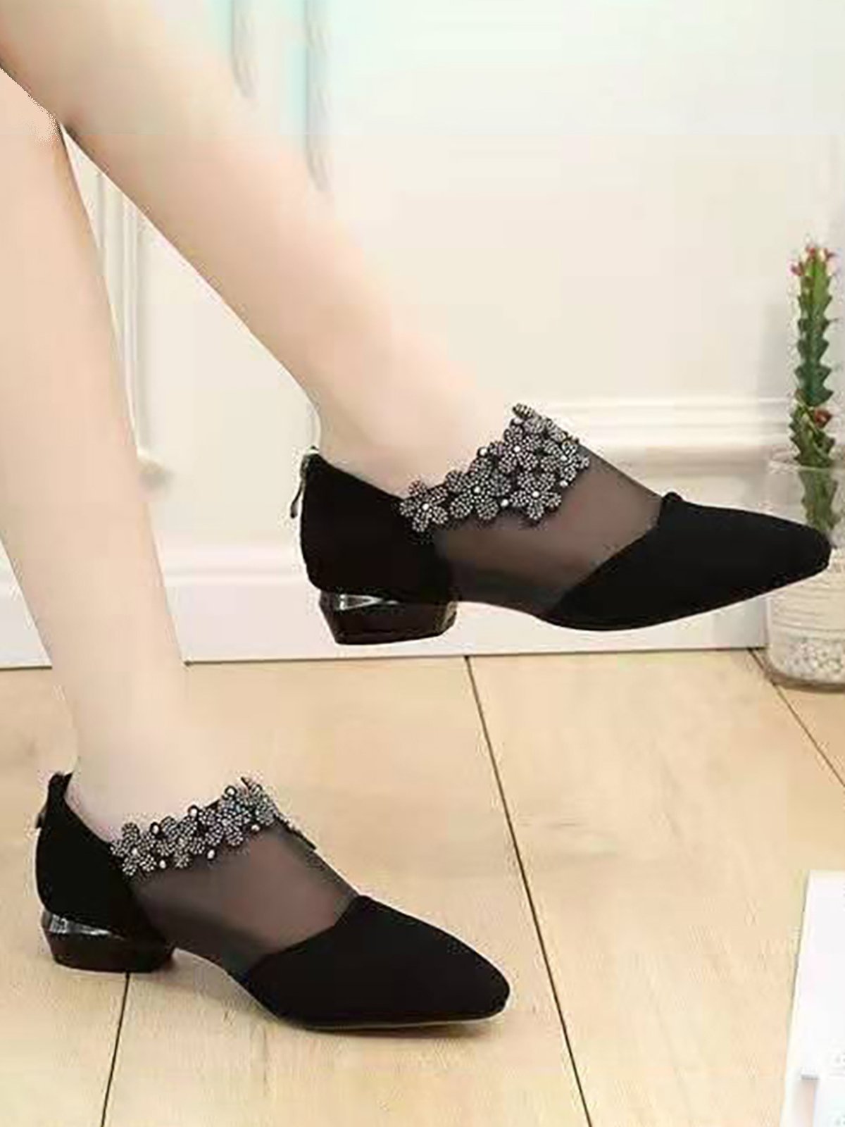 Spring Chunky Heel Heels