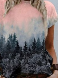Plants Crew Neck Regular Fit T-shirt