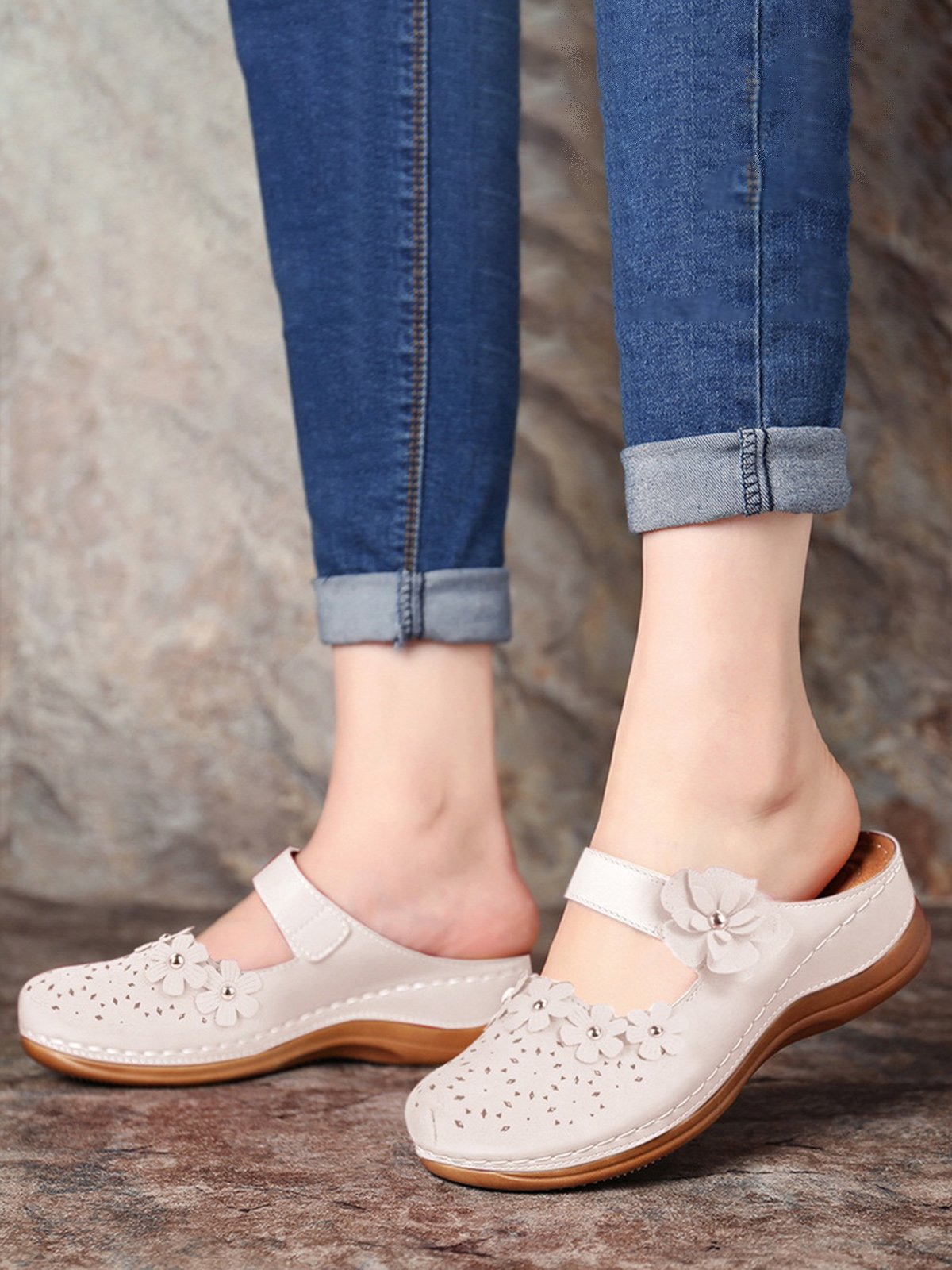 Pu Leather Women Shoes>>Women's Shoes>>Women Sandals Slippers