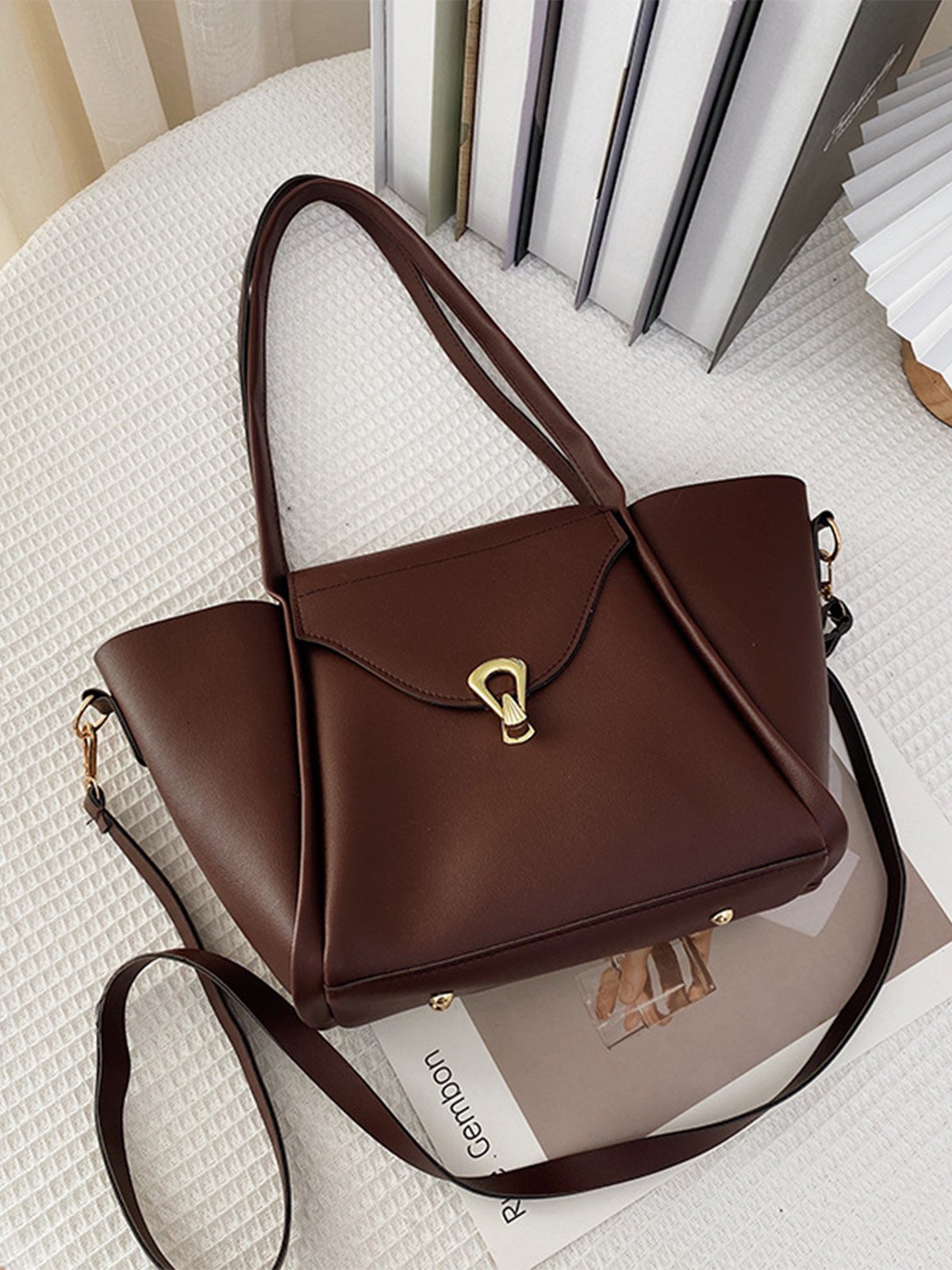 Simple Pu Leather Women's Bags