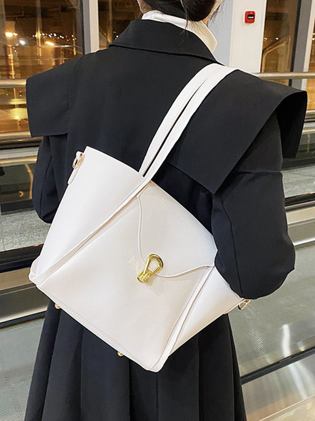 Simple Pu Leather Women's Bags