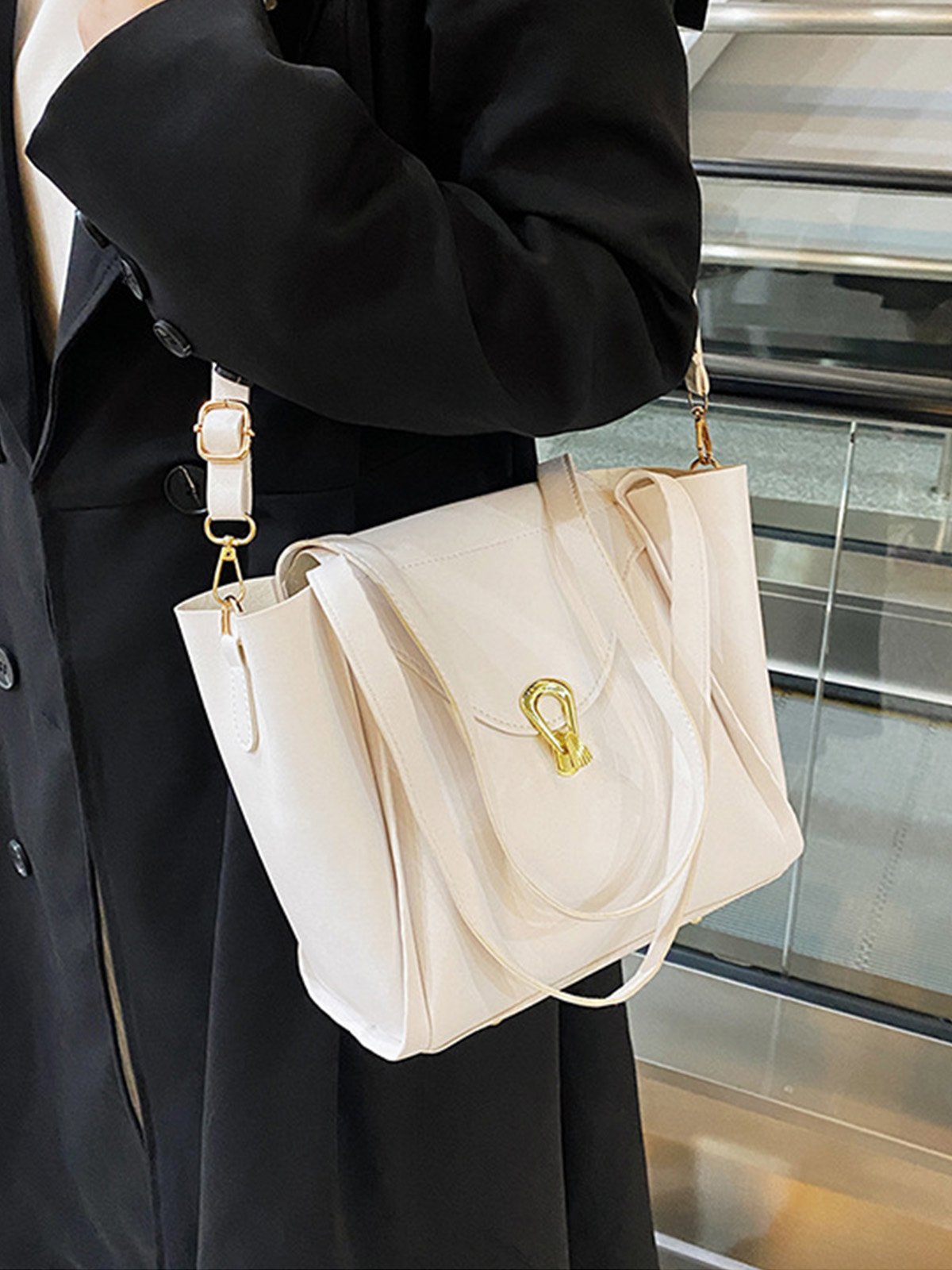 Simple Pu Leather Women's Bags