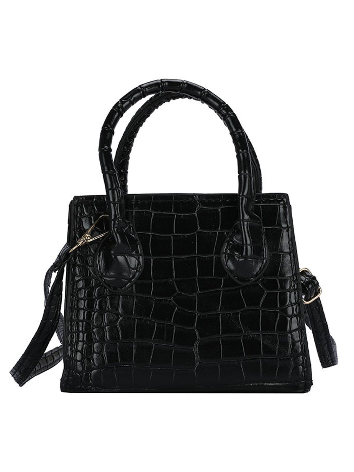 Pu Leather Zipper Women's Bags