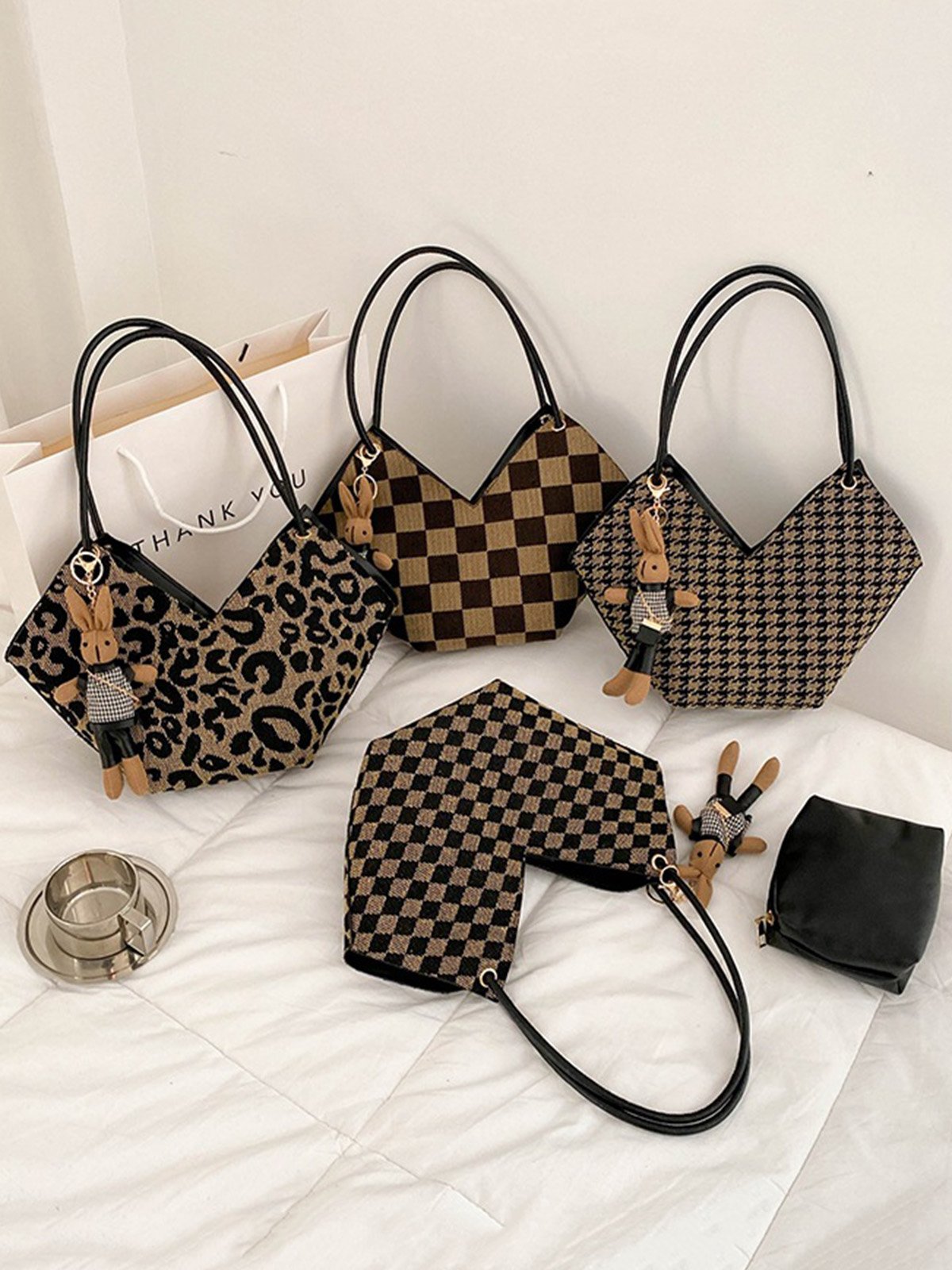 Work Pu Leather Women's Bags