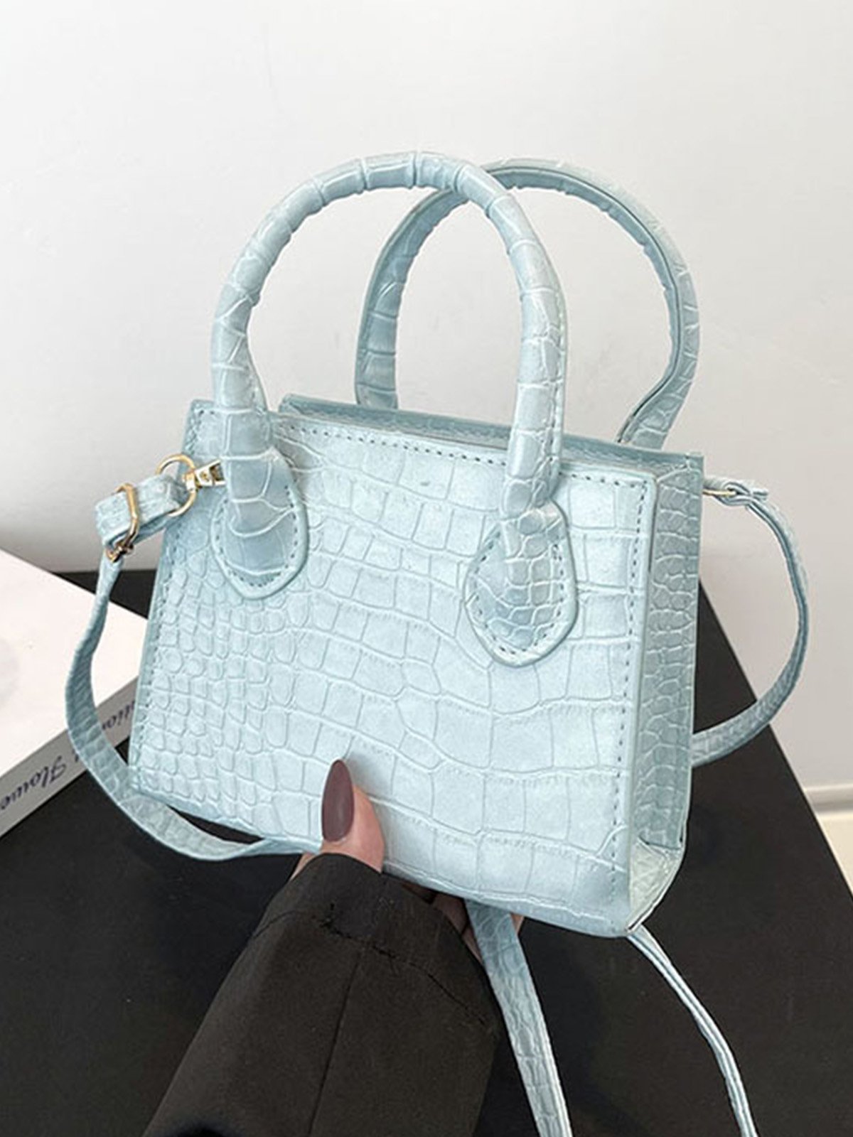 Pu Leather Zipper Women's Bags