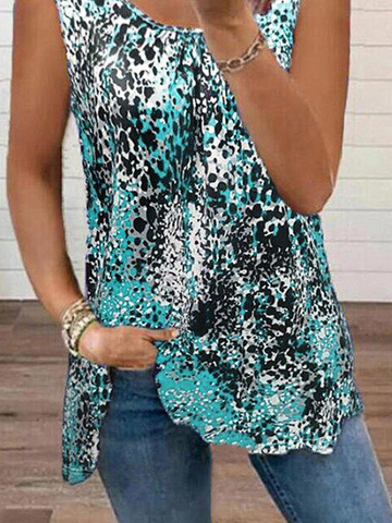 Boho Leopard Cotton T-shirt