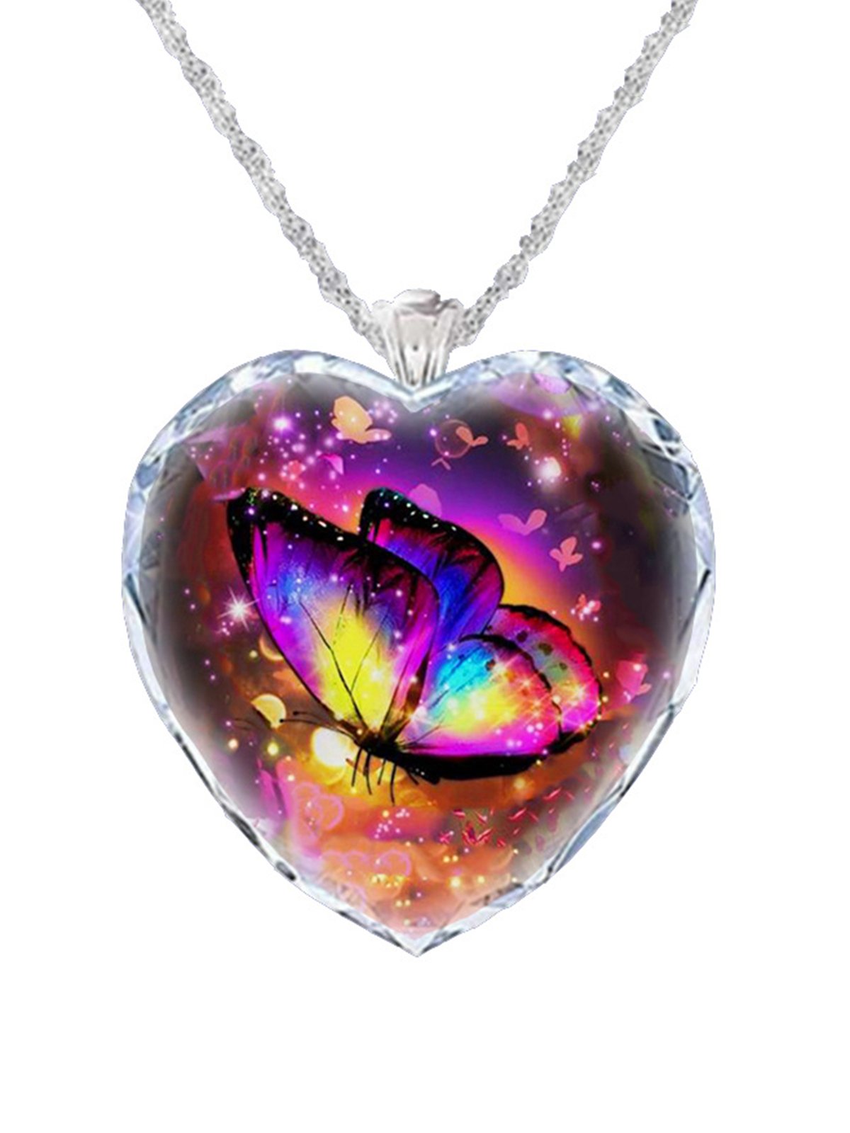 Heart Crystal Necklace