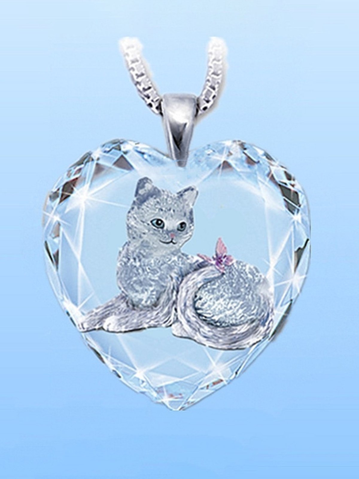 Heart Crystal Necklace