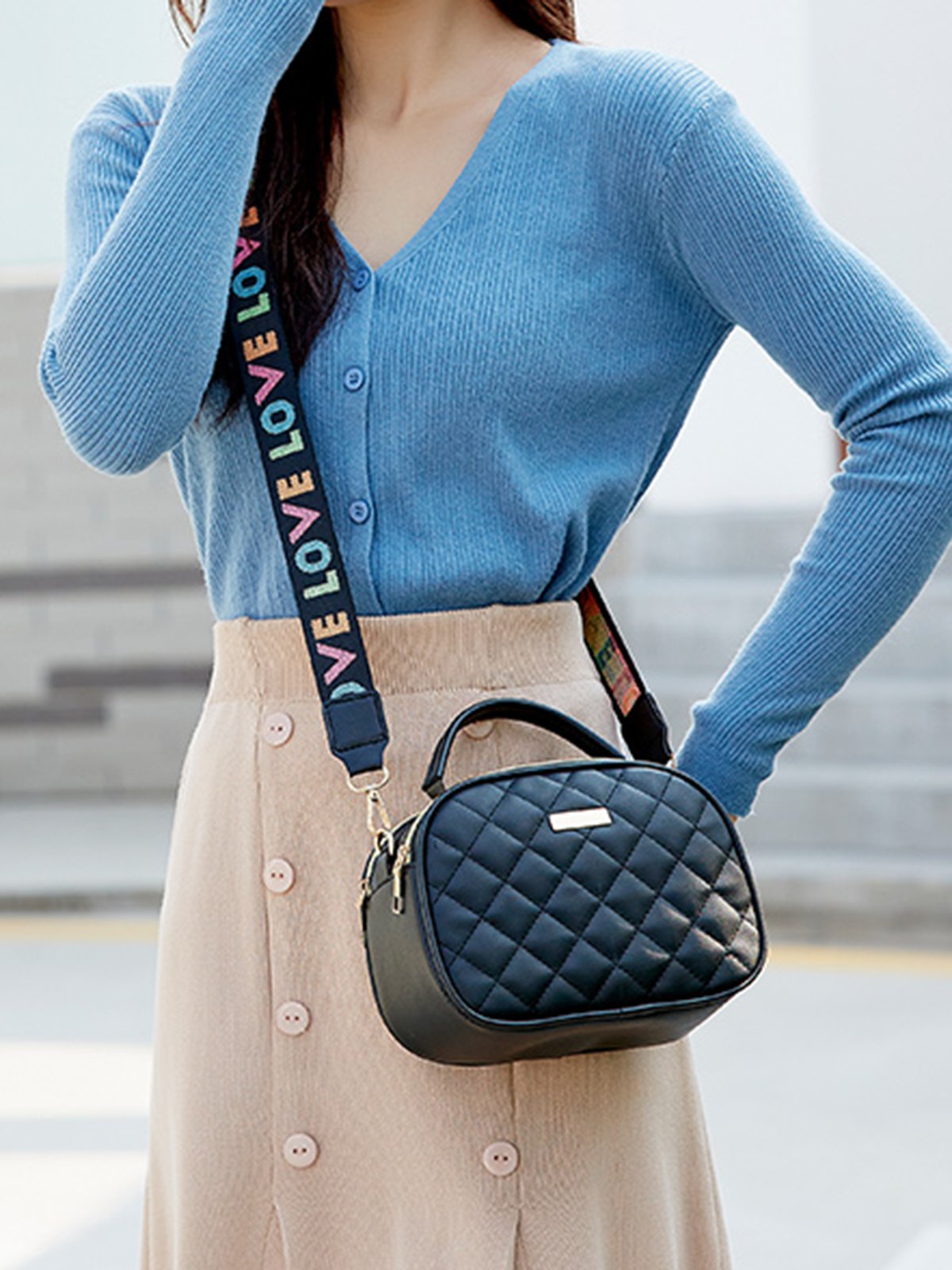 Simple Zipper Women's Bags