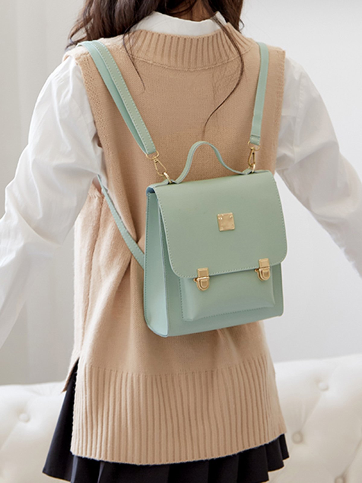 Clasp Lock Women's Bags