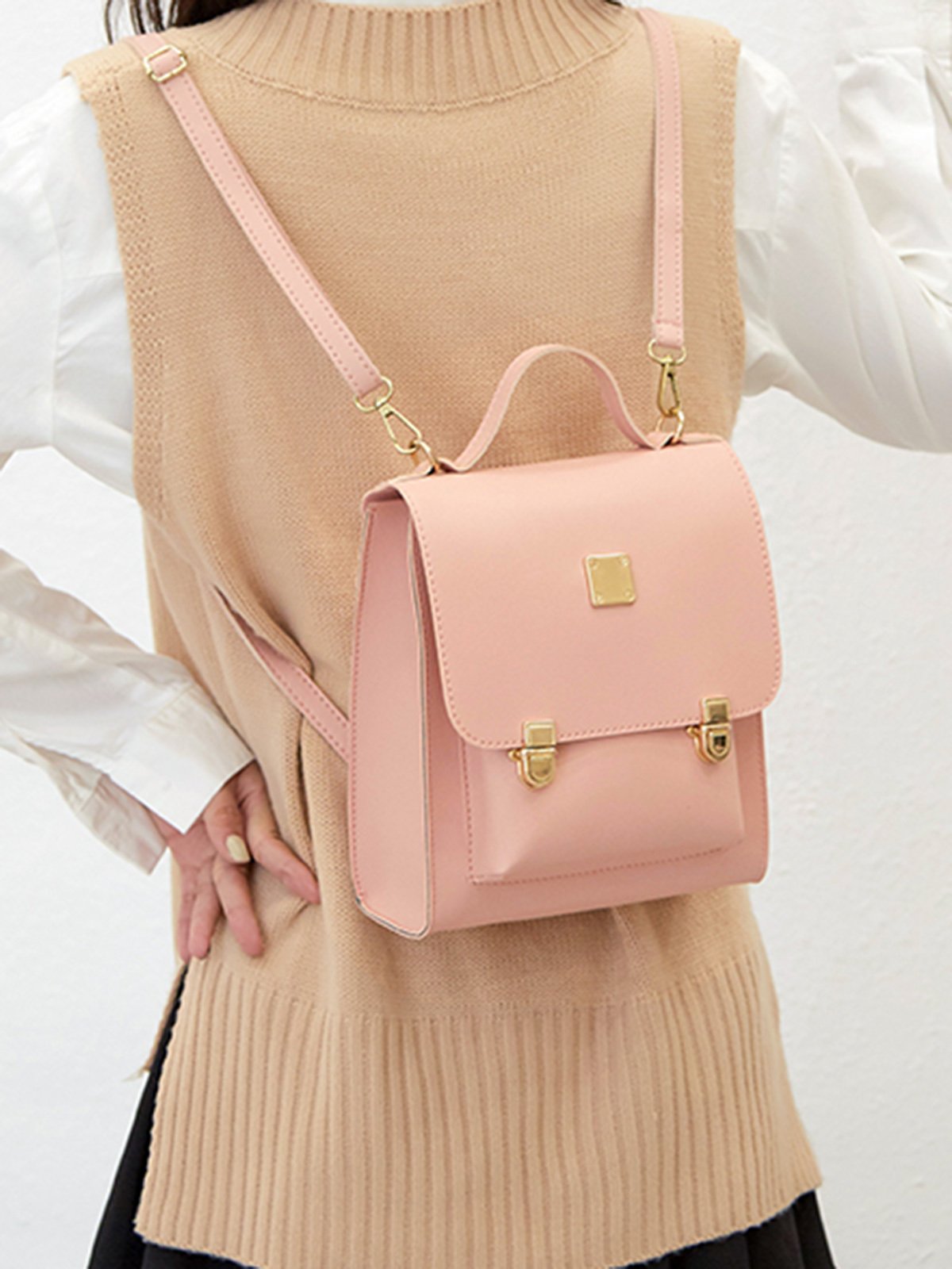 Clasp Lock Women's Bags