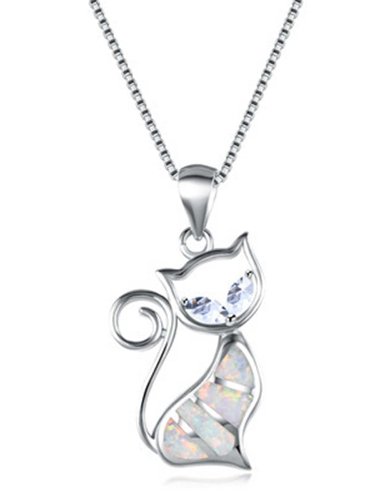 Opal Alloy Necklace