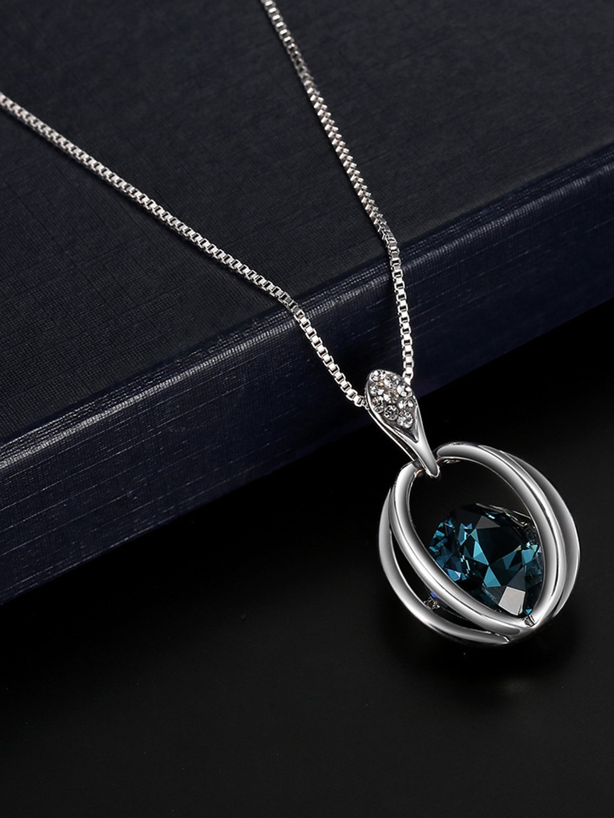 Crystal Earrings Necklace Set