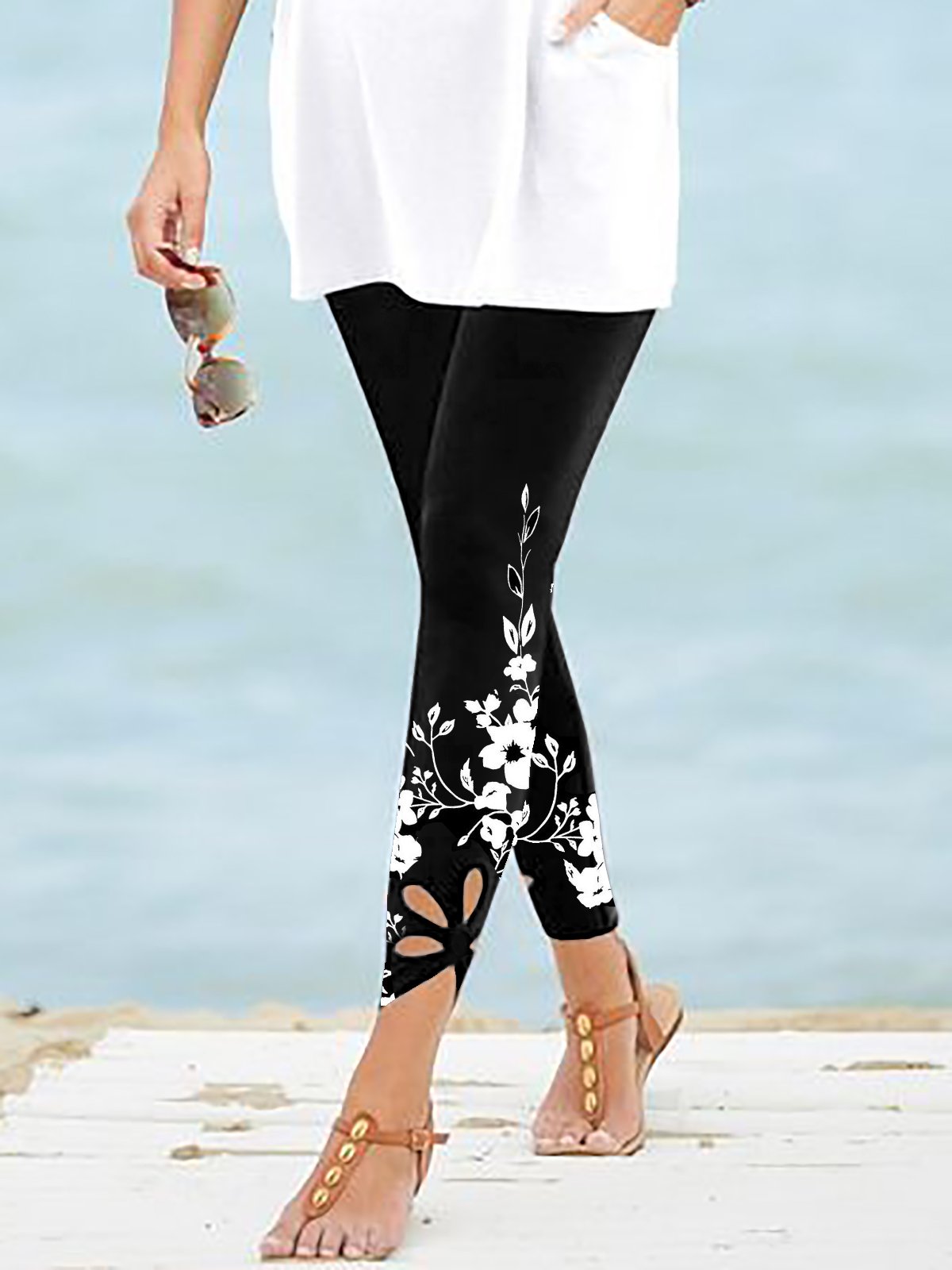 Floral Casual Pants