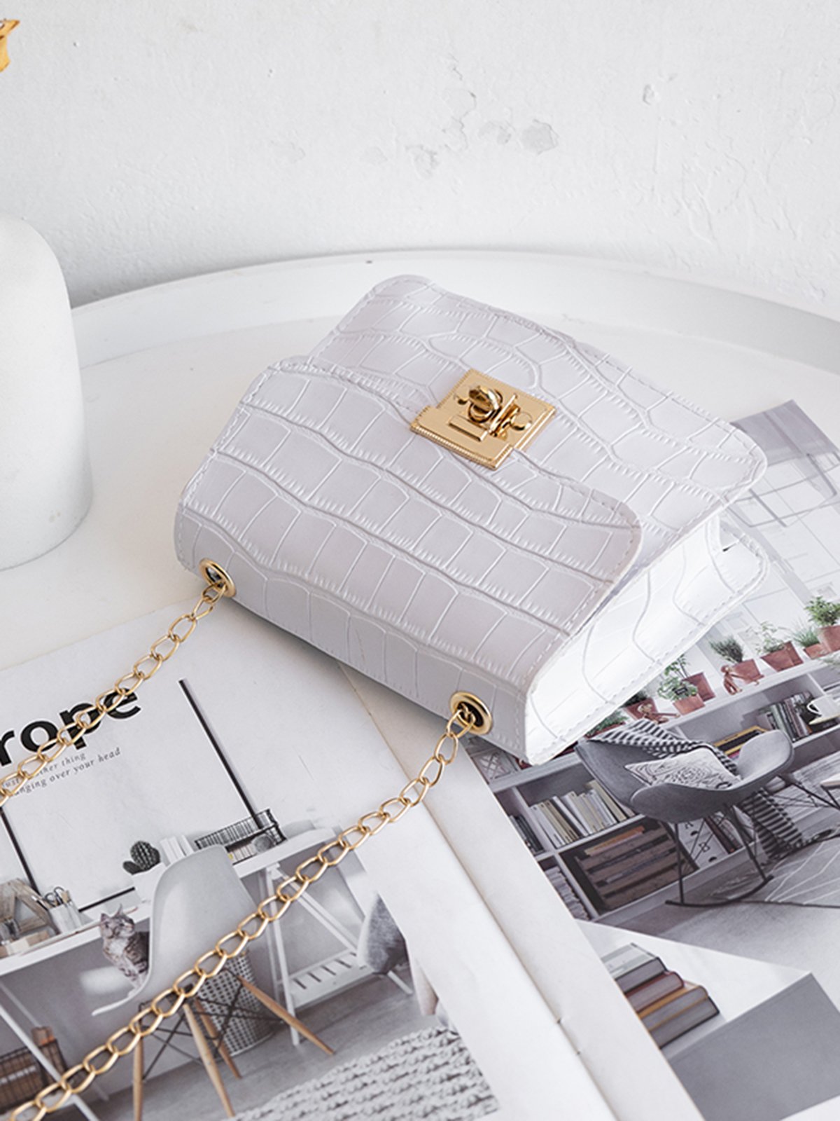 Pu Leather Simple Women's Bags