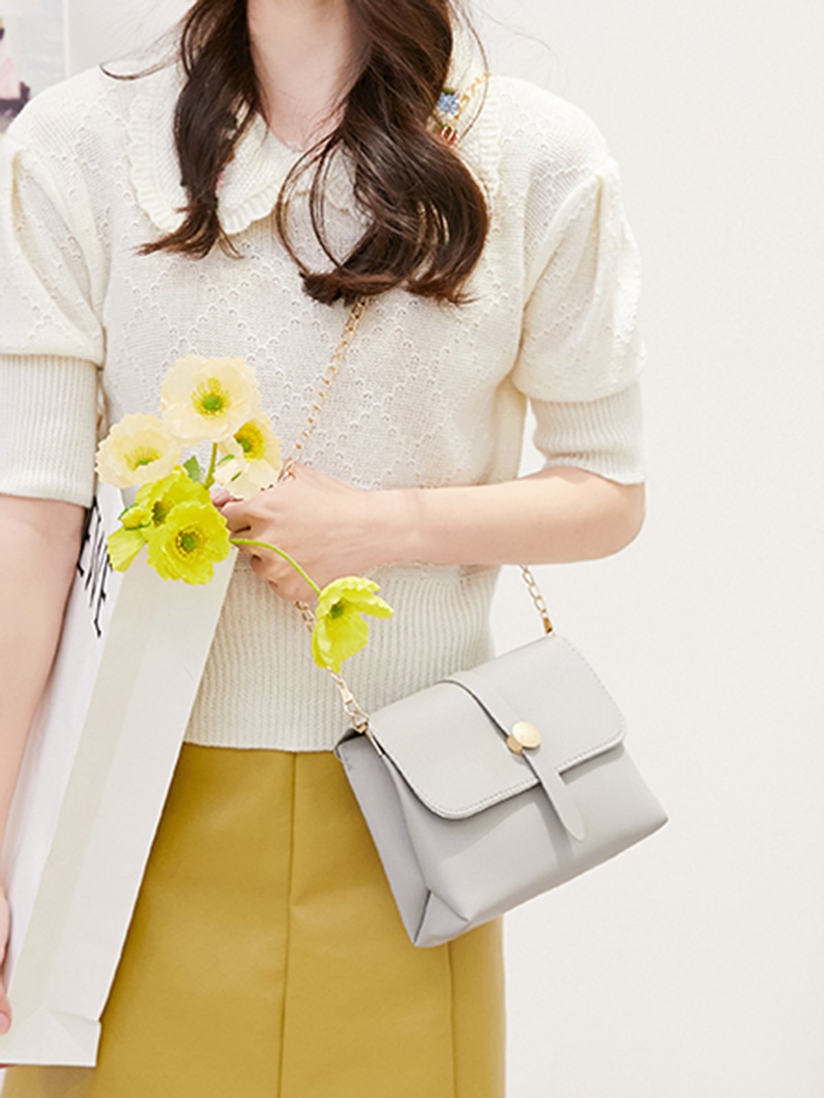 Pu Leather Work Women's Bags