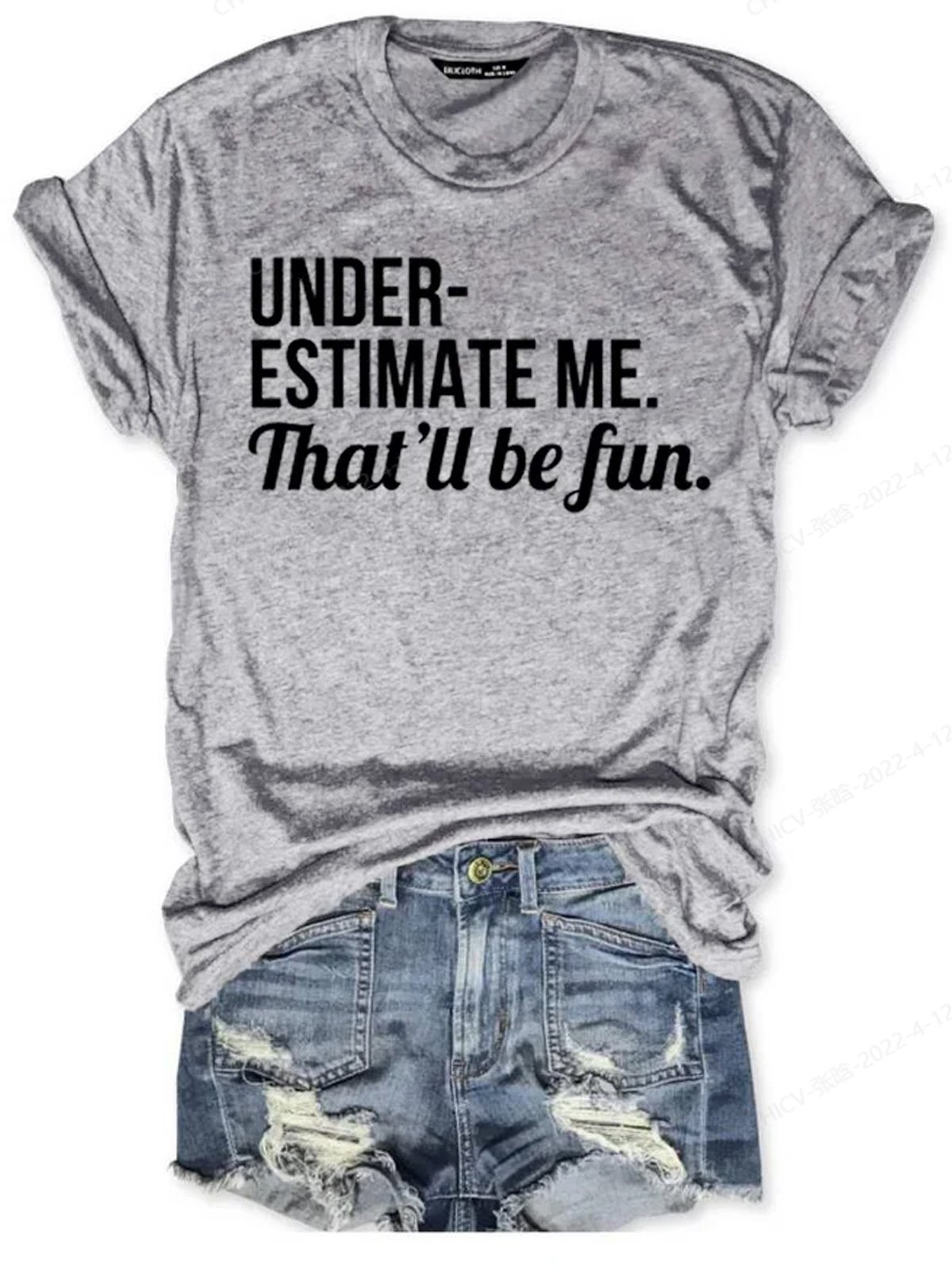 Short Sleeve Casual Printed T-shirt