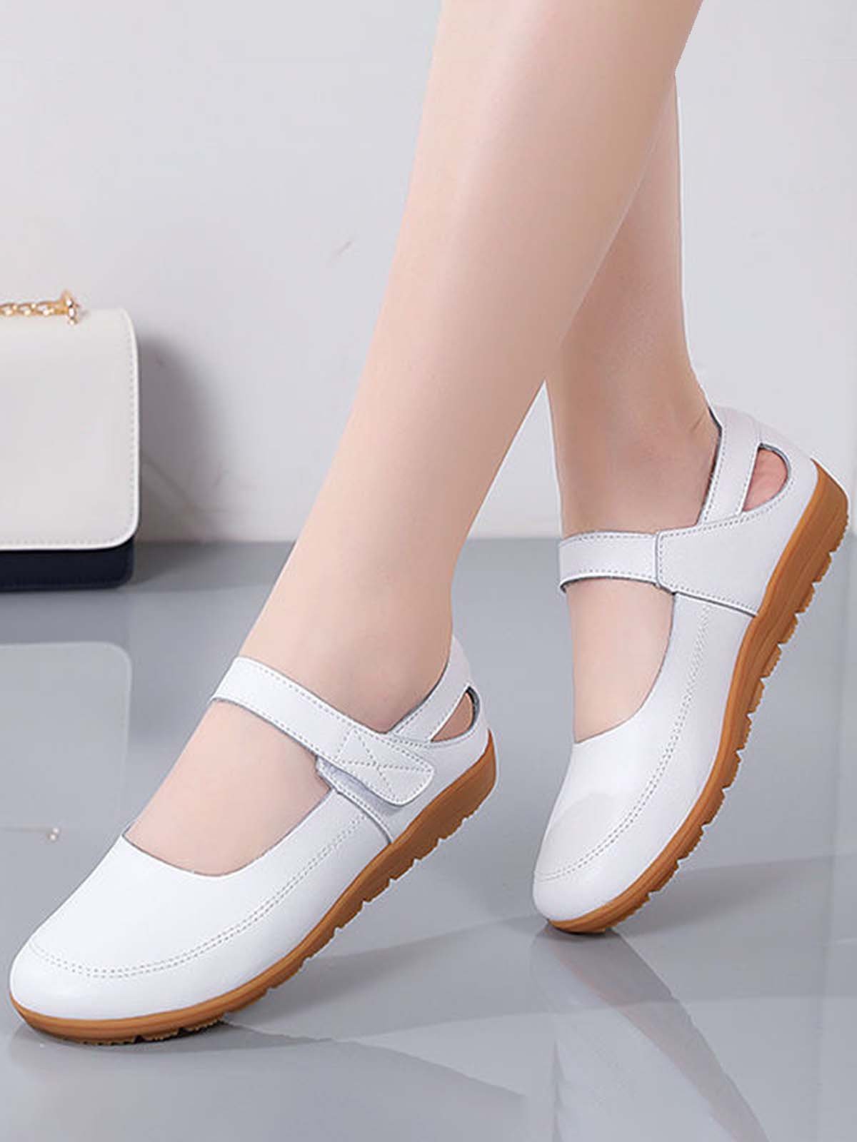 Pu Leather Flats