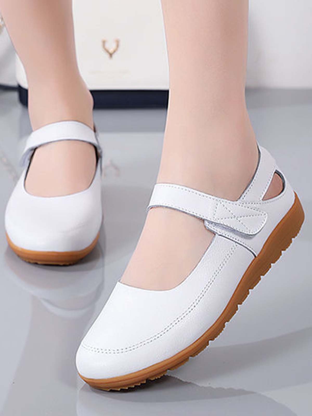 Pu Leather Flats
