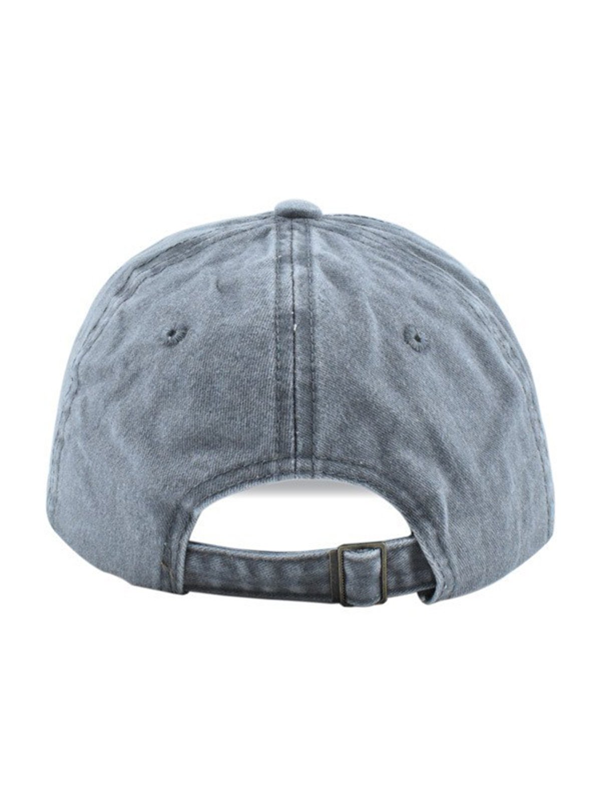 Men's Colorblock Washed Distressed Three-Dimensional Embroidered Baseball Cap