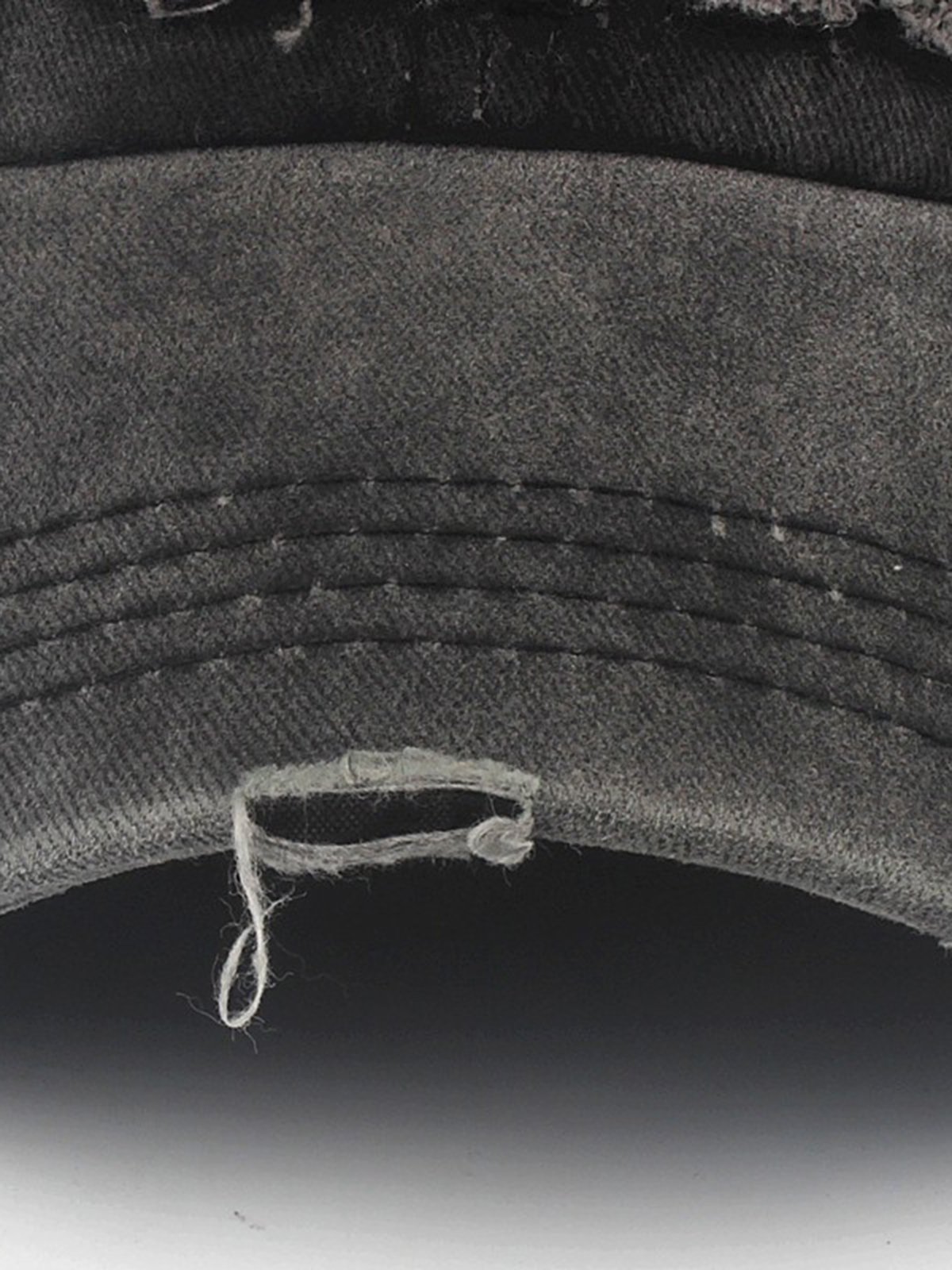 Men's Colorblock Washed Distressed Three-Dimensional Embroidered Baseball Cap