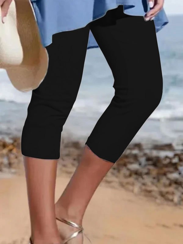 Plain Skinny Jersey Leggings