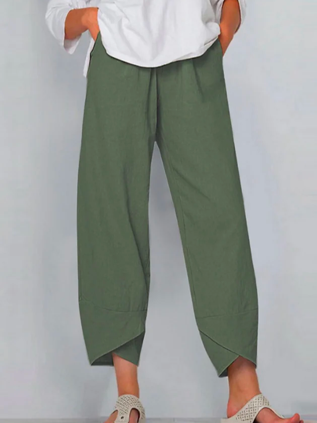 Cotton Casual Loosen Pants