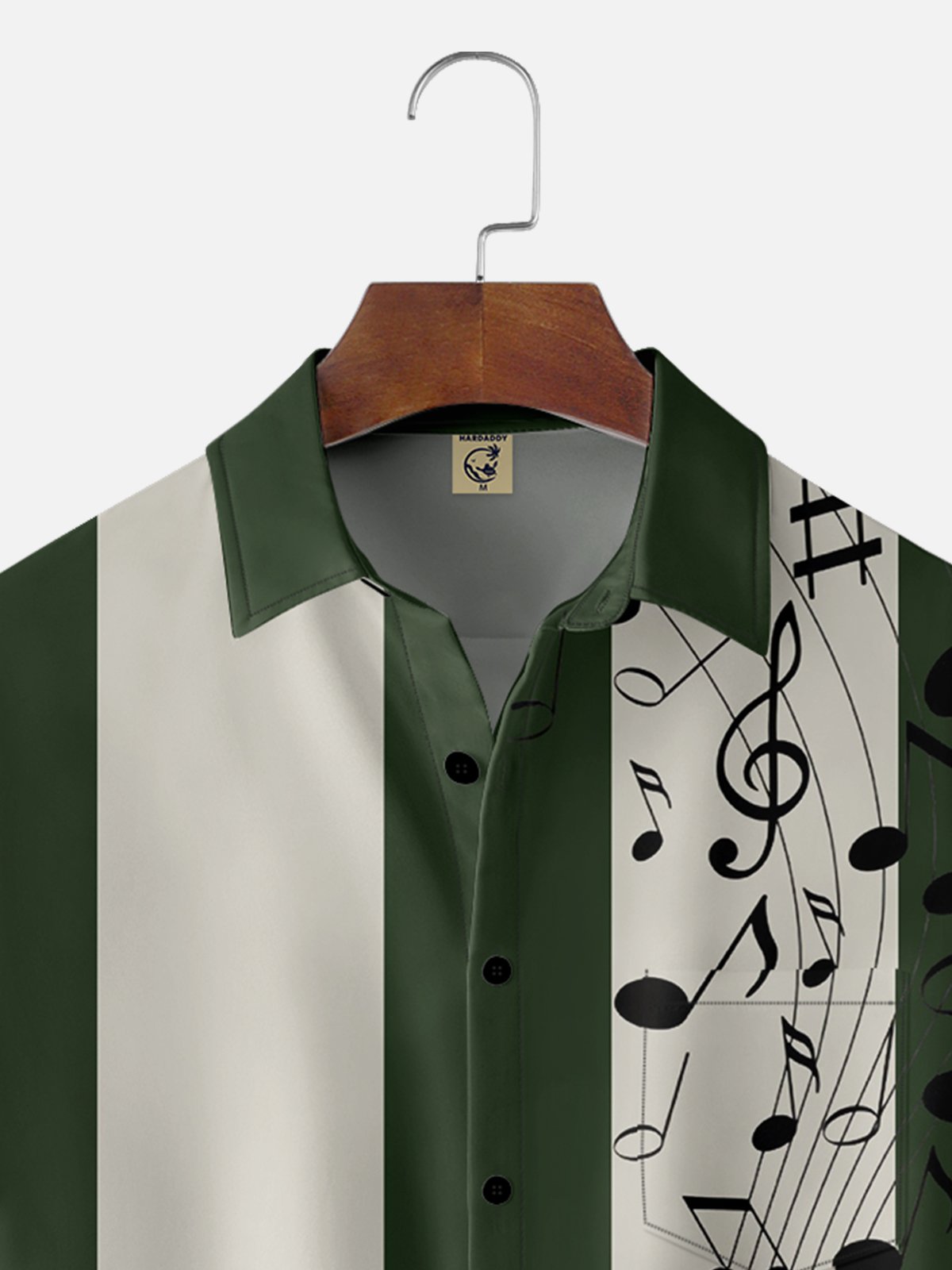 Shirt Collar Music Short Sleeve Casual Shirt