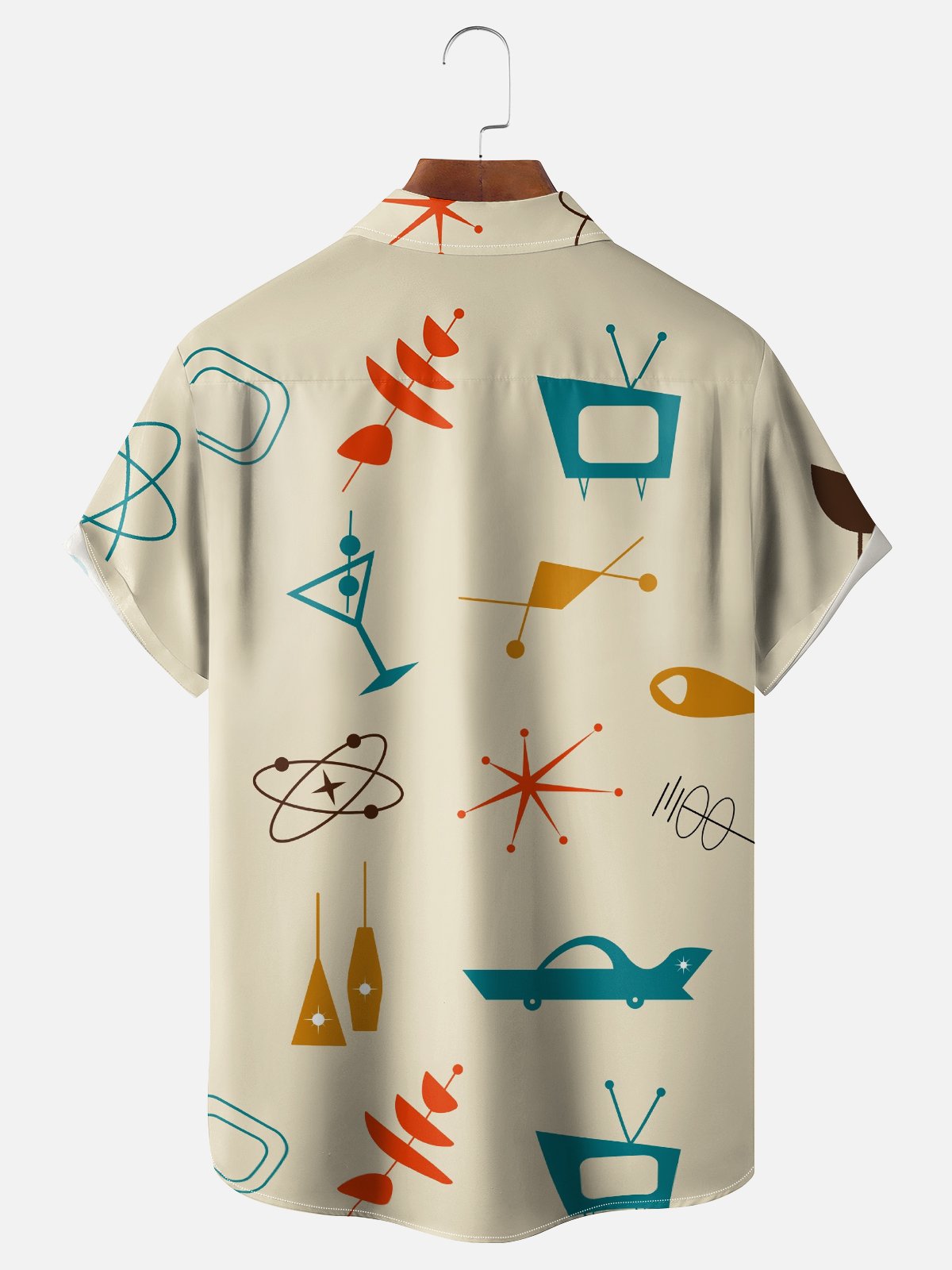 Short Sleeve Car Vintage Shirt ＆ Blouse