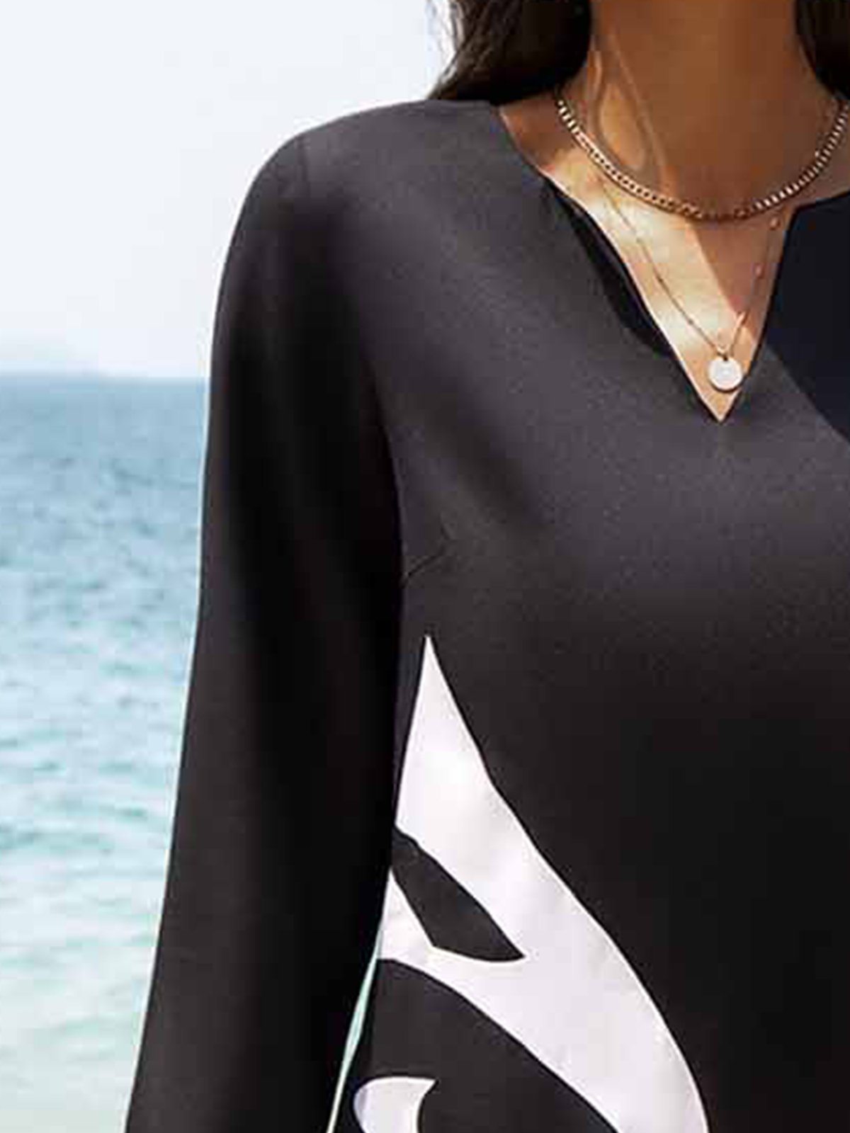 Cotton Blends Regular Fit Casual Round Neck Casual Dress
