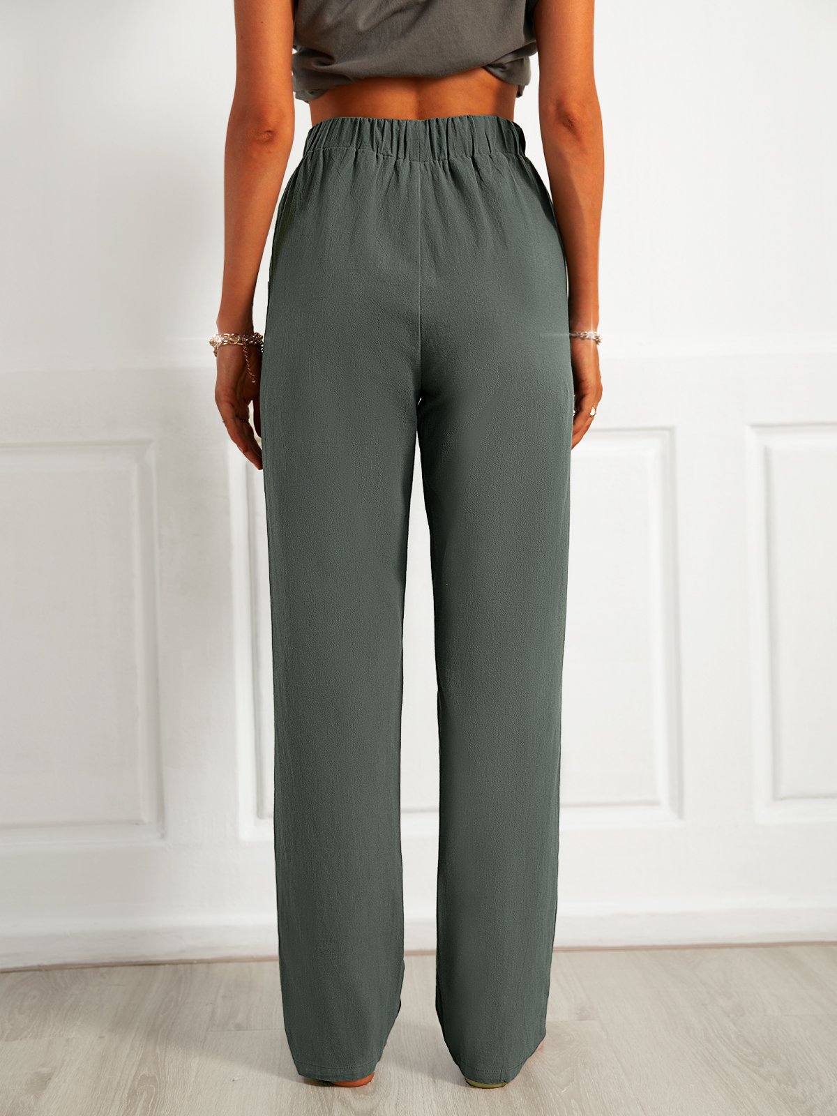 Casual Loosen Plain Pants