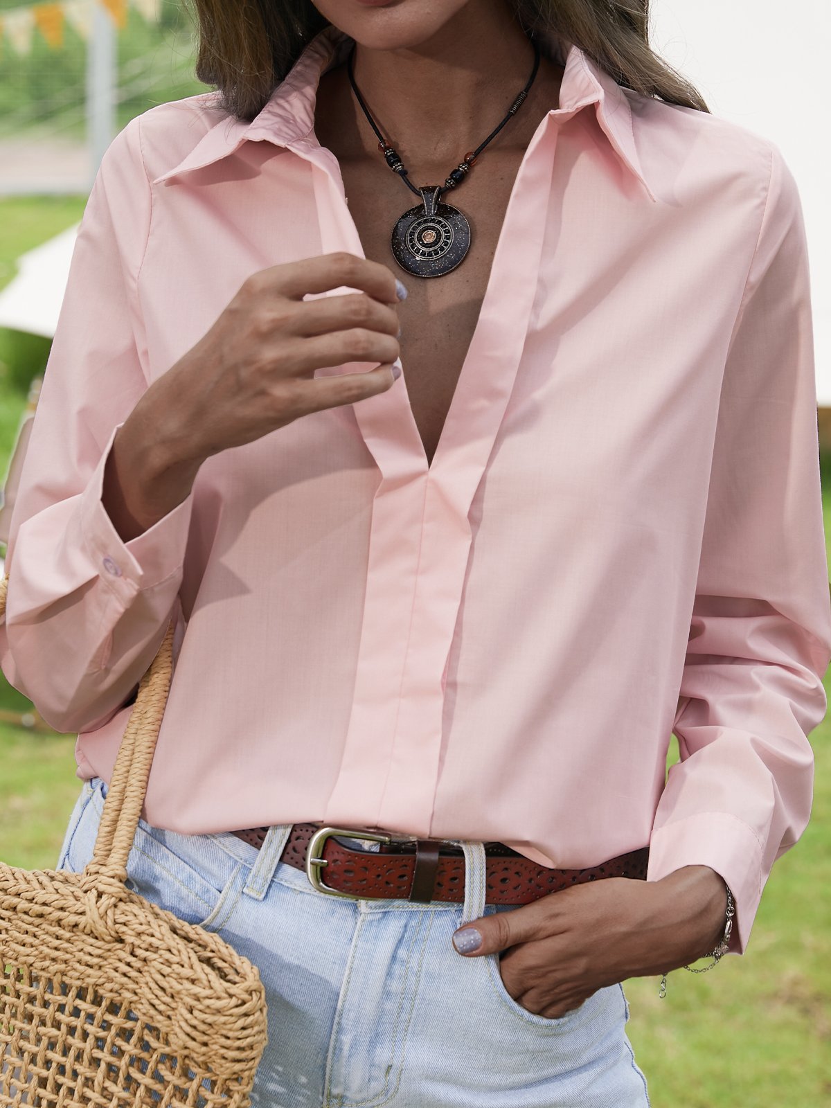 Vacation Cotton Regular Fit Shirt & Blouses