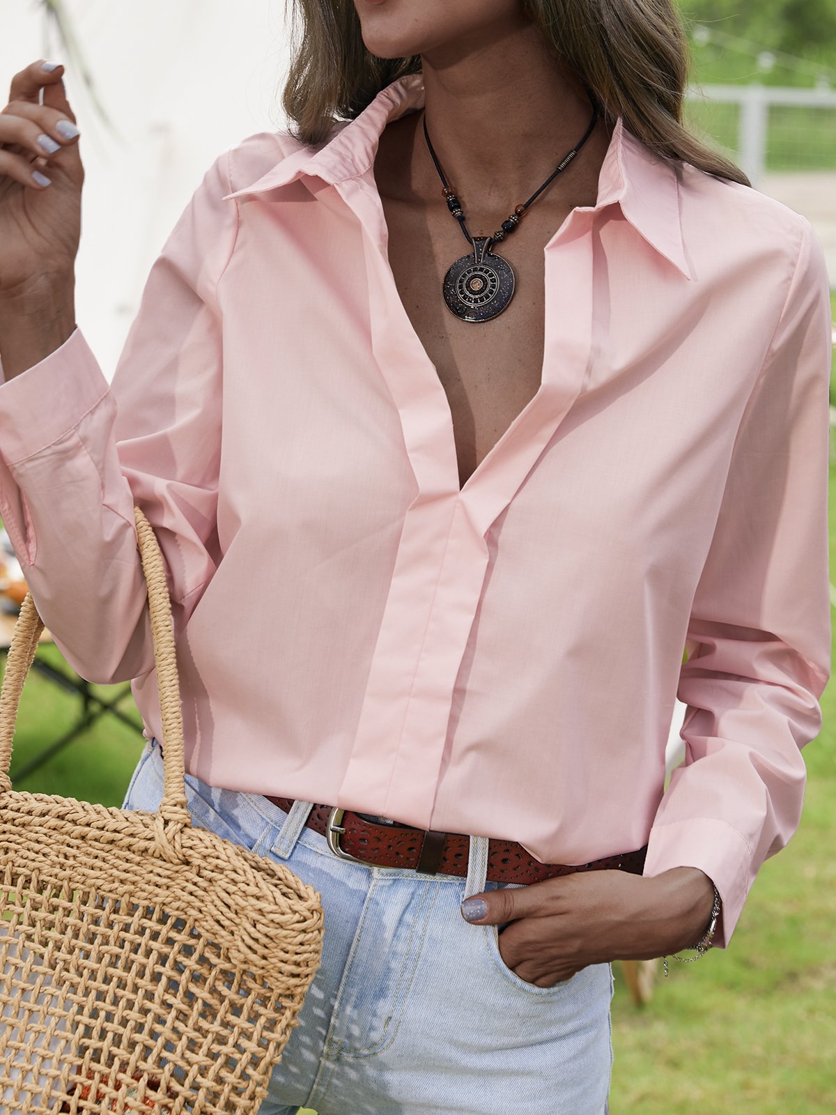 Vacation Cotton Regular Fit Shirt & Blouses